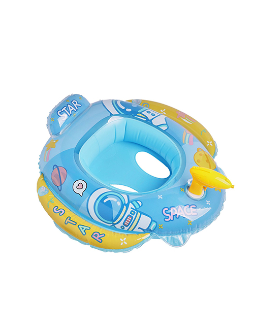 Fashion Blood-blue-blue Pvc With Water Gun Cartoon Children's Swimming Circle Circle