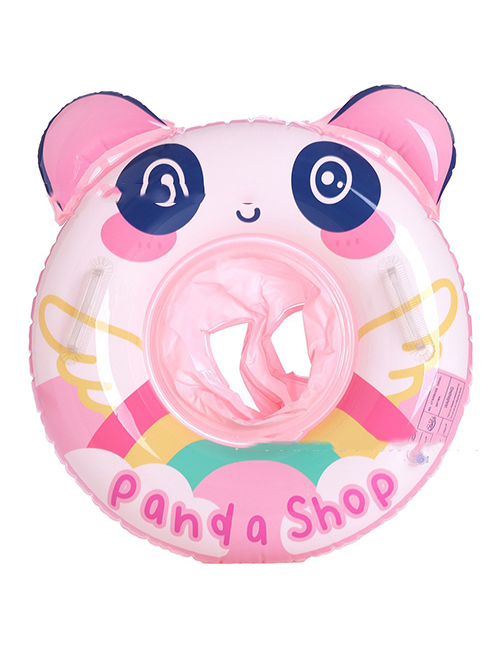 Fashion 70#pink Panda Pants Pocket Circle (210g) Pvc Cartoon Children's Inflatable Swimming Ring