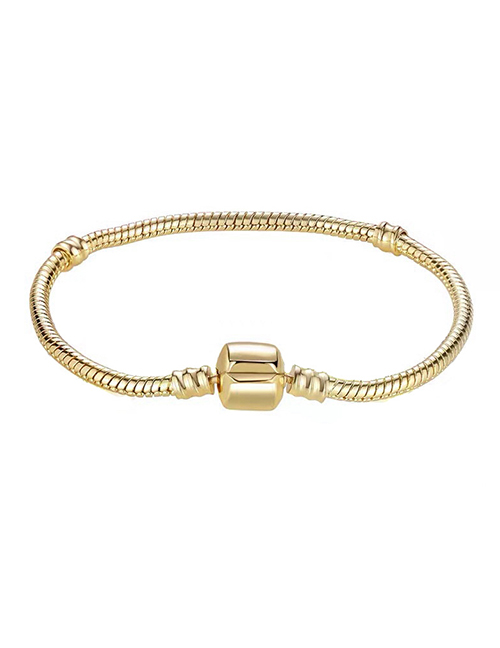 Fashion Golden Chain Copper Silver -plated Snake Bone Chain Buckle Bracelet