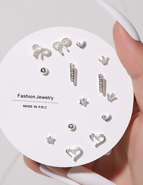 Fashion 17# Alloy Geometric Earring Set