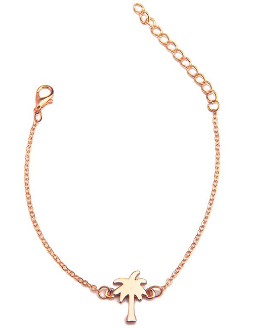 Fashion Rose Gold Alloy Geometric Coconut Bracelet