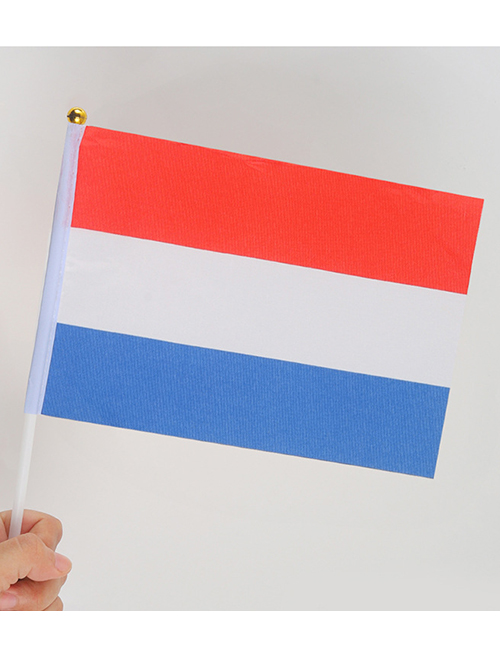 Fashion 14*21 Dutch Hand-waving Flag (2) Polyester World Cup Hand Waving Flag