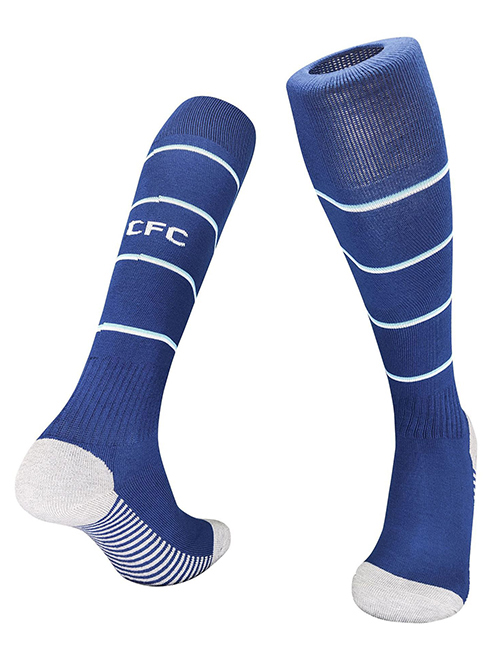 Fashion Chelsea X Away Polyester Knit Soccer Socks