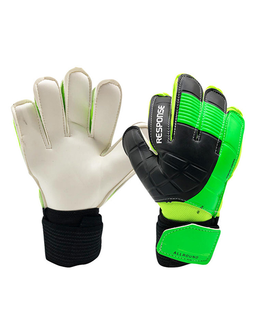 Fashion Grass Green Football Goalkeeper Latex Gloves