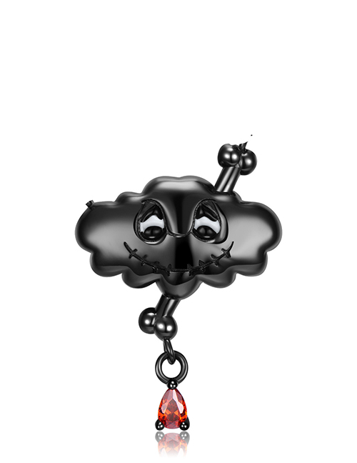 Fashion Black Sterling Silver Skull And Dark Cloud Jewelry Accessories