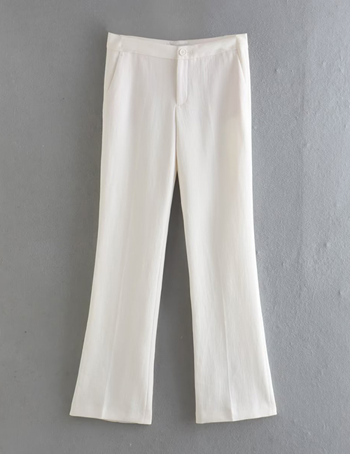 Fashion Casual Pants Solid Color Flared Trousers