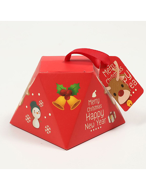 Fashion S513 Red Elk Christmas Candy Box