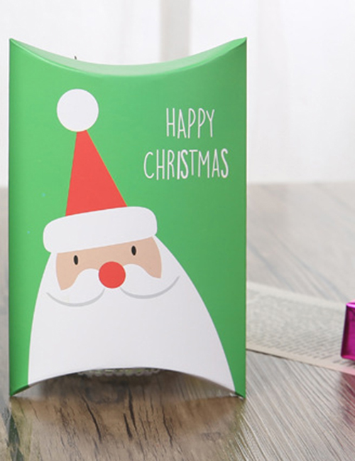Fashion S553 Green Santa (small) Christmas Candy Box