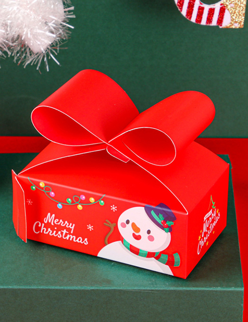 Fashion Red Snowman - (30 Pieces) Christmas Candy Box