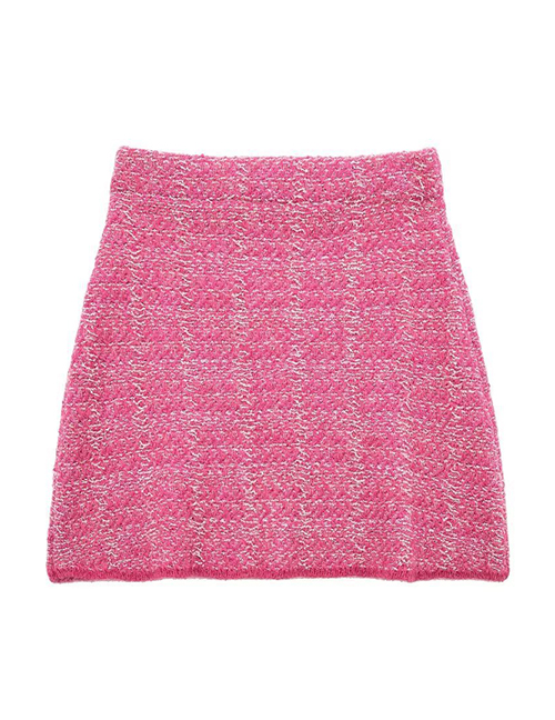 Fashion Skirt Textured Knitted Skirt