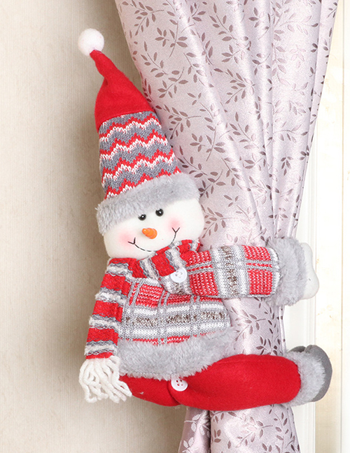 Fashion Snowman Curtain Buckle Christmas Curtain Buckle