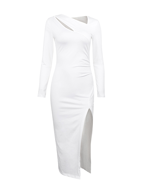 Fashion 6802 Polyester Split Cutout Dress