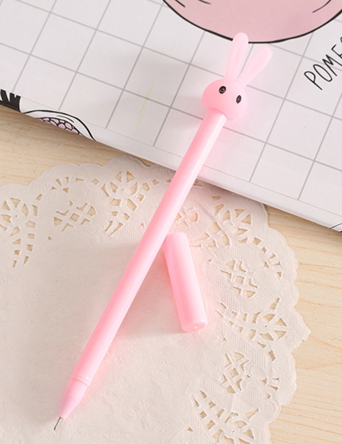 Fashion Pink Cartoon Cute Rabbit Gel Pen