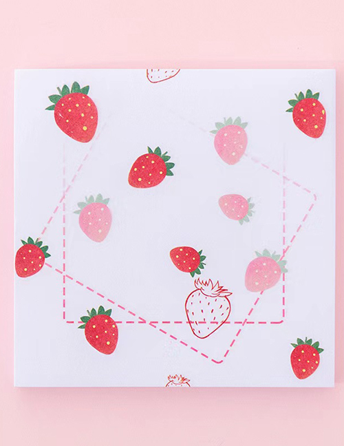 Fashion Strawberry Paper Strawberry Print Notepad