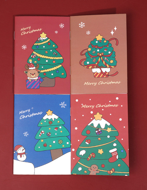 Fashion Christmas Tree Paper Christmas Notepad