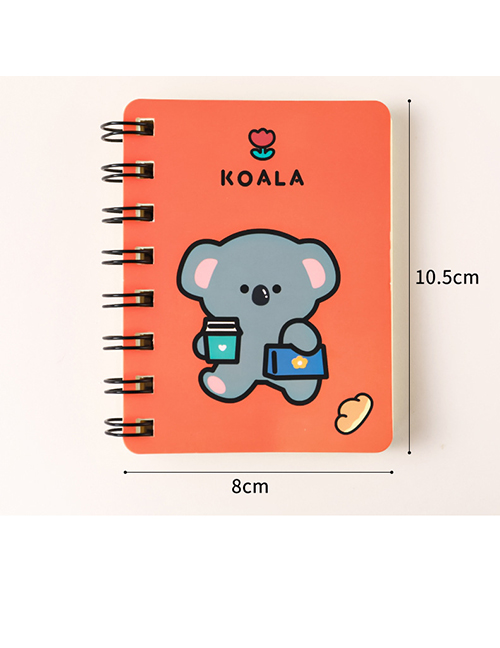 Fashion Koala Paper Coil Book Cartoon Notebook