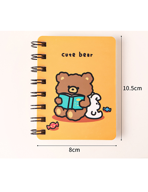 Fashion Teddy Bear Paper Coil Book Cartoon Notebook