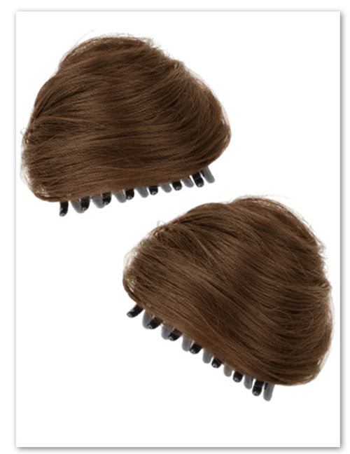 Fashion Light Brown [one Pair] Artificial Wig Cat Ears