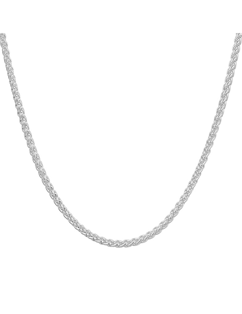 Fashion Silver-keel Chain Titanium Irregular Chain Necklace