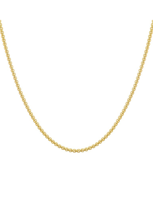 Fashion Gold-pearl Chain Titanium Irregular Chain Necklace