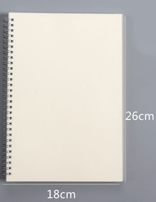 Fashion B5pp Coil Book (blank) Frosted Rollover Mesh Coil Book