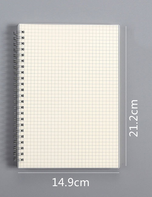 Fashion A5pp Coil Book (grid) Frosted Rollover Mesh Coil Book