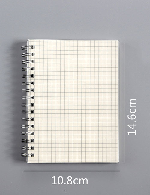 Fashion A6pp Coil Book (grid) Frosted Rollover Mesh Coil Book