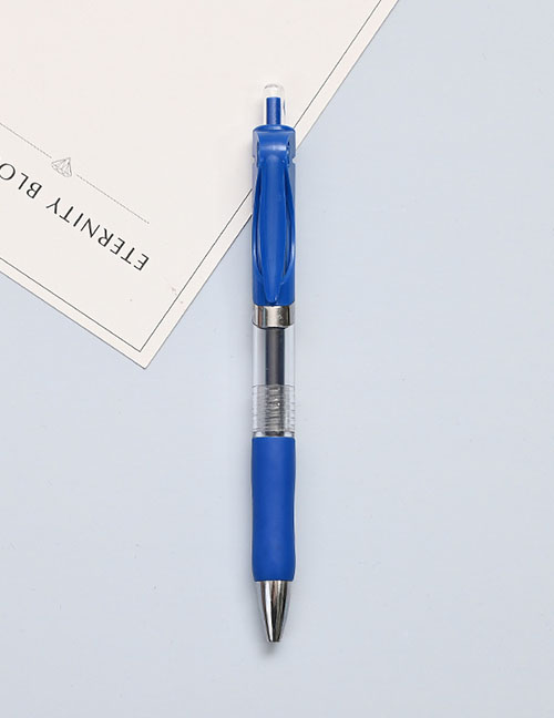 Fashion Blue Bullet Press Gel Pen