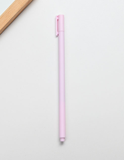 Fashion Pull The Hat - Light Purple Color Press Gel Pen