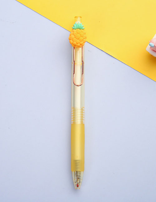 Fashion Pineapple Plastic Cartoon Press Gel Pen