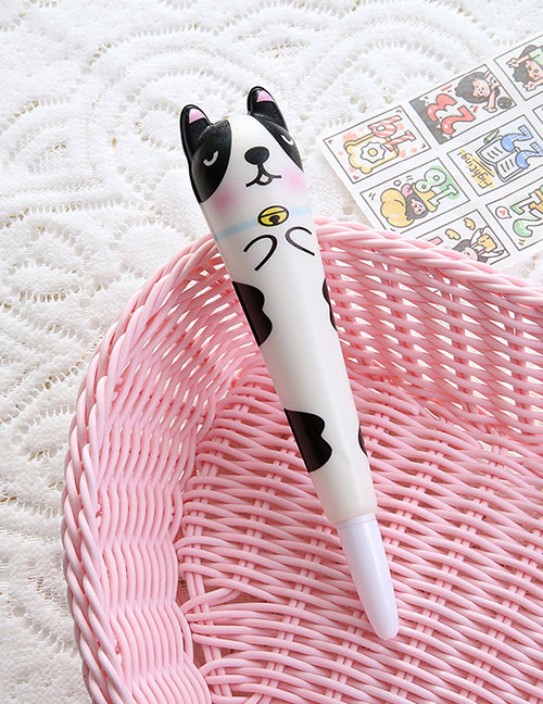 Fashion White Kitten Cartoon Decompression Vent Pen