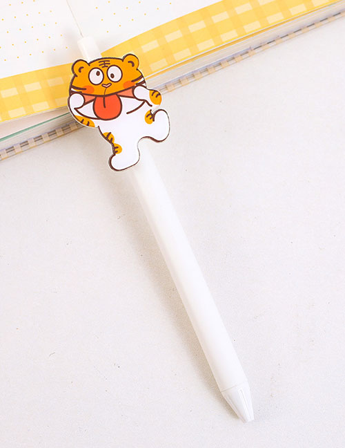Fashion Naughty Little Tiger Cartoon Press Gel Pen