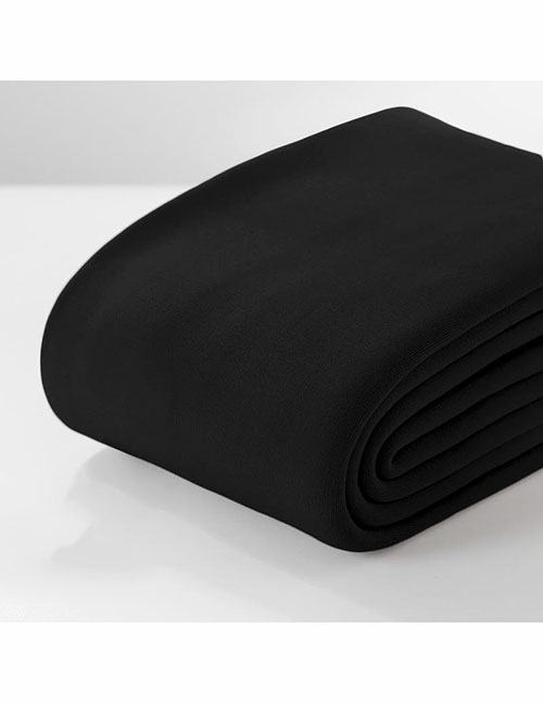 Fashion 500g - Black S/lianwa Nylon Solid Color Pantyhose