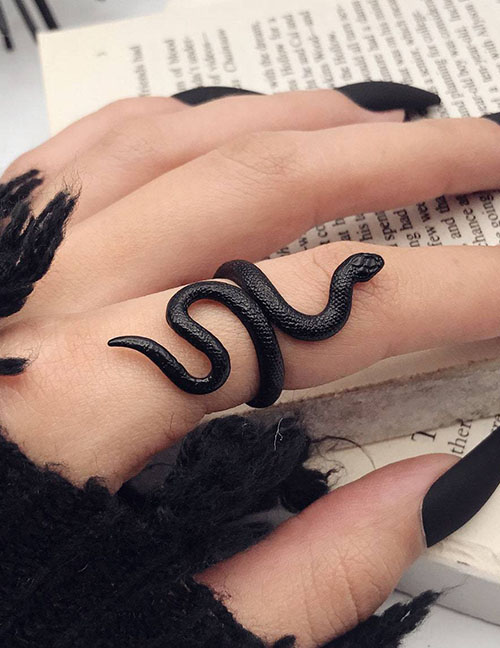 Fashion Snake Ring Alloy Geometric Snake Ring