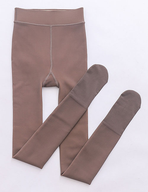 Fashion Coffee Stockings 80g Without Cashmere [80-140 Catties] Nylon Translucent Pantyhose