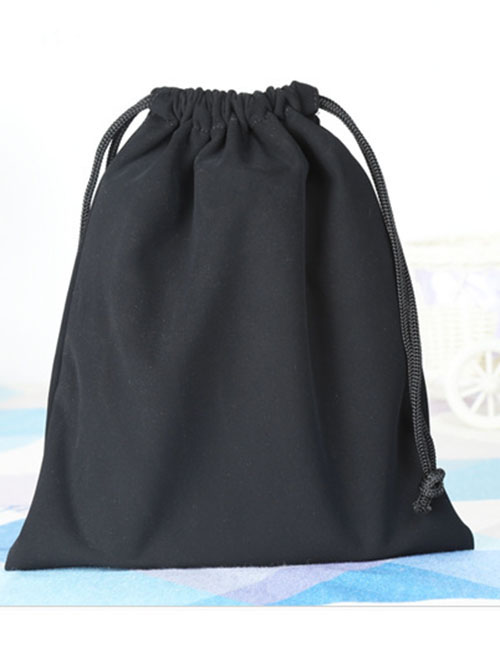 Fashion 9*9cm Leather Large-capacity Bundle Mouth Packaging Bag