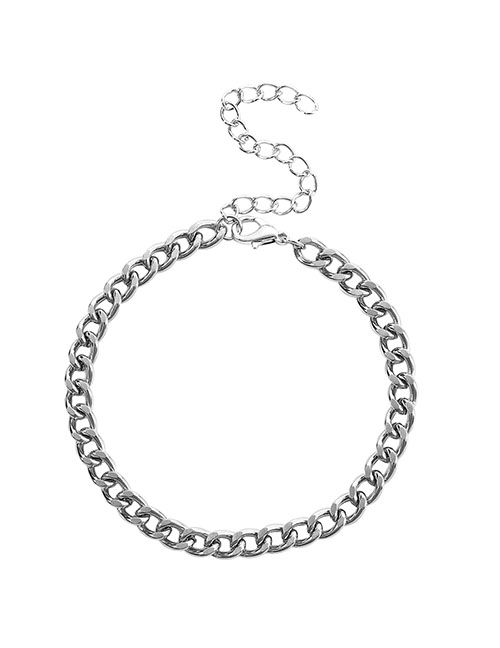 Fashion 4# Alloy Geometric Chain Bracelet