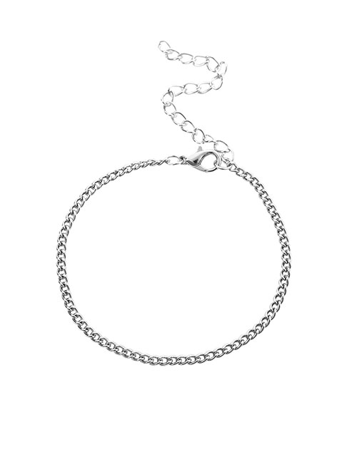 Fashion 6# Alloy Geometric Chain Bracelet