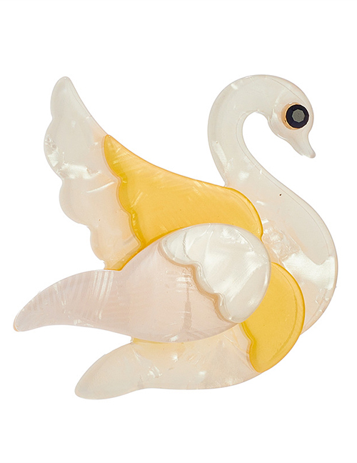 Fashion Swan Acrylic Swan Brooch  Acrylic