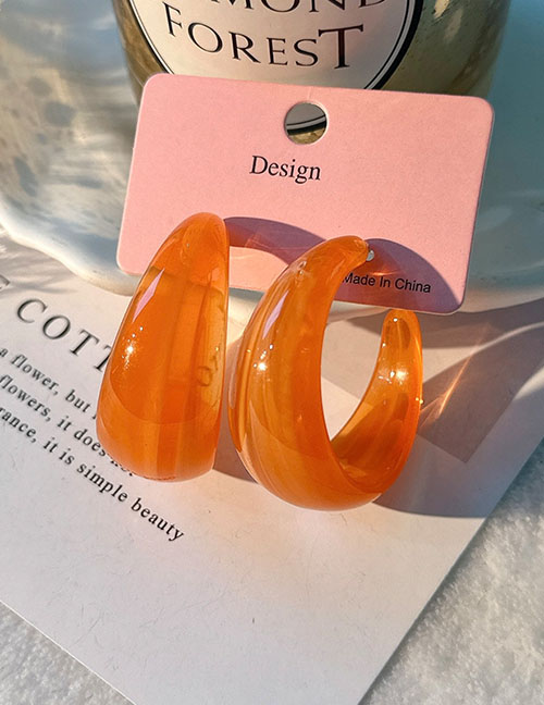 Fashion 37#c Shape Resin Geometric C -shaped Ear Ring