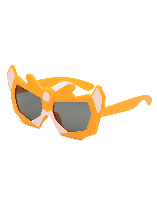 Fashion Orange Frame Gray Slice Pc Cartoon Toy Sunglasses