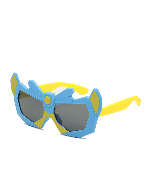 Fashion Gray Frame Blue Pc Cartoon Toy Sunglasses