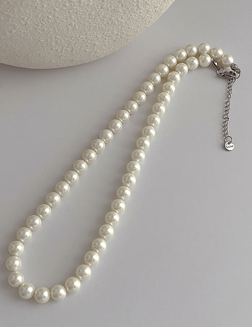 Fashion Large Pearl Necklace Pearl Beaded Necklace