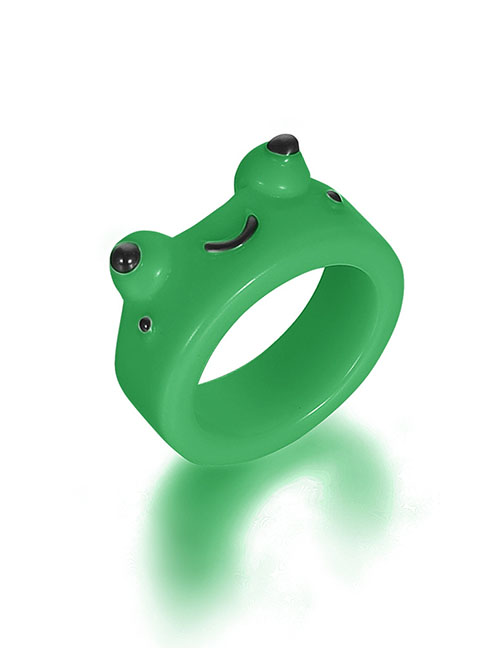Fashion Frog 17# Resin Cartoon Frog Ring