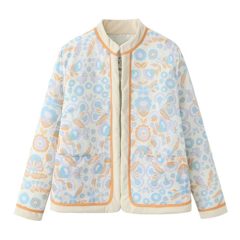 Fashion Color Polyester Printed Jacket
