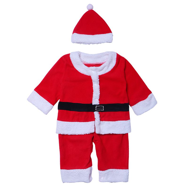 Fashion Christmas Baby Clothes Polyester Children's Christmas Clothing