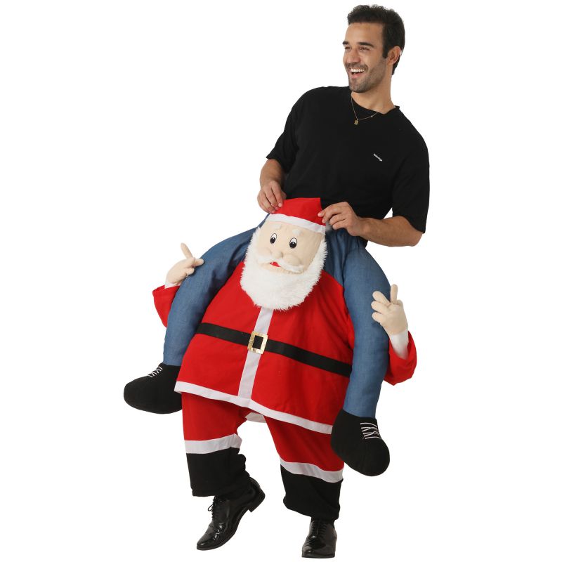 Fashion Santa Claus Backpack Polyester Geometric Christmas Clothing
