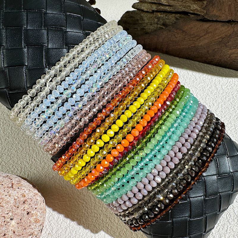 Fashion 2# Crystal Beaded Bracelet Set