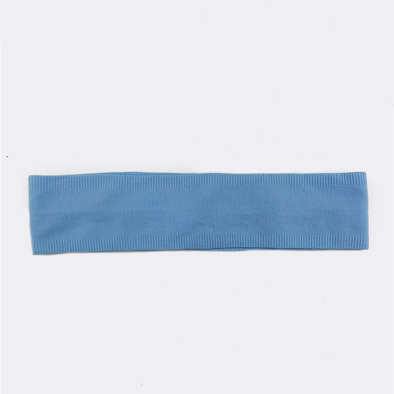 Fashion 1-silica Gel Blue Seamless Knitted Headband