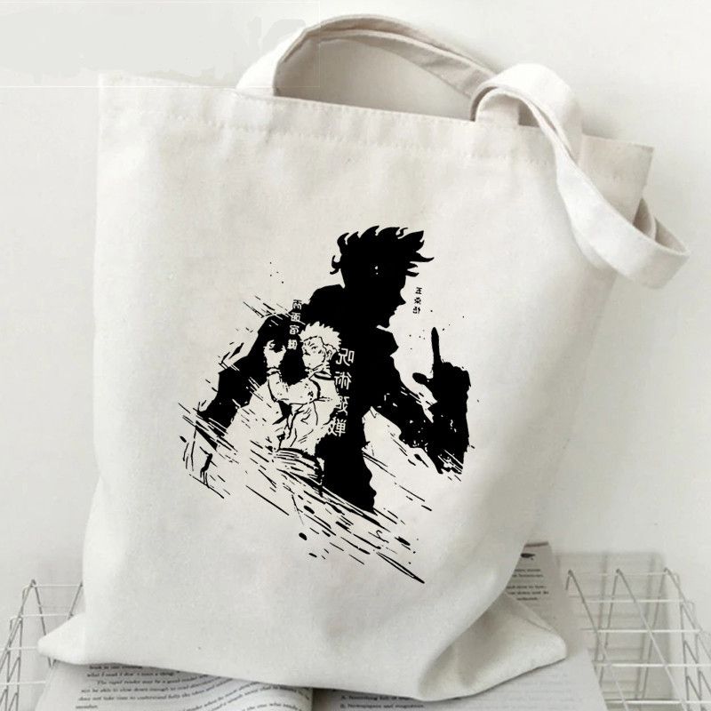 Fashion C Canvas Printed Anime Character Large Capacity Shoulder Bag